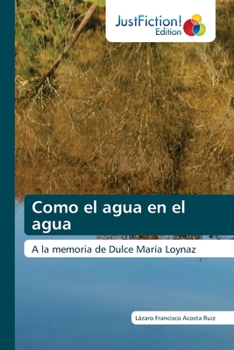 Paperback Como el agua en el agua [Spanish] Book