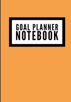 Paperback Goal Planner Notebook: Solid Orange - Undated Goal Planner, Durable Journal Diary Notebook, Organizer For Project Planning & Goal Setting - [ Book