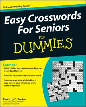 Paperback Easy Crosswords for Seniors for Dummies Book