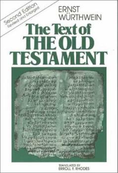 Paperback The Text of the Old Testament: An Introduction to the Biblia Hebraica Book