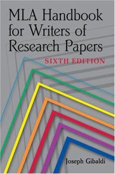 Paperback MLA Handbook for Writers of Research Papers Book