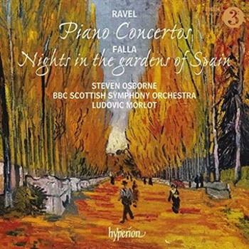 Music - CD Ravel/Falla: Piano Concertos/Nights In The Gardens Book