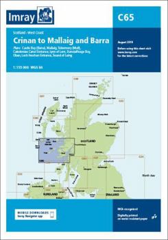 Paperback Imray Chart C65: Crinan to Mallaig and Barra Book