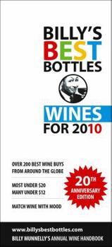 Paperback Billys Best Bottles Wines for 2010 Book