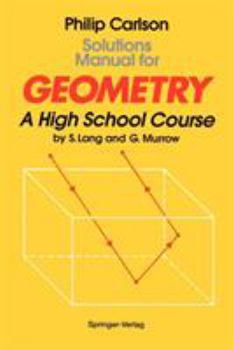 Paperback Solutions Manual for Geometry: A High School Course Book