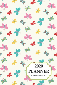 2020 Planner Weekly And Monthly: 2020 Planner Butterfly Design