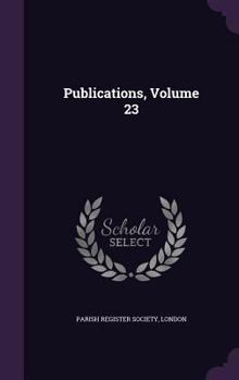 Hardcover Publications, Volume 23 Book