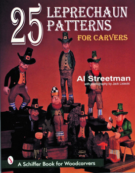 Paperback 25 Leprechaun Patterns for Carvers Book
