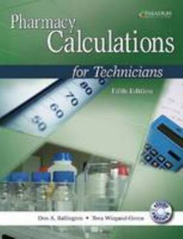 Paperback Pharmacy Calculations for Technicians Book