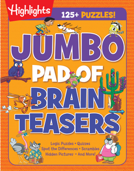 Paperback Jumbo Pad of Brain Teasers Book