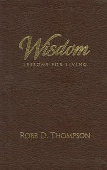 Leather Bound Wisdom Lessons for Living Book