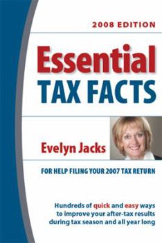 Paperback Essential Tax Facts 2008 Edition: For Help with Your 2007 Tax Return Book