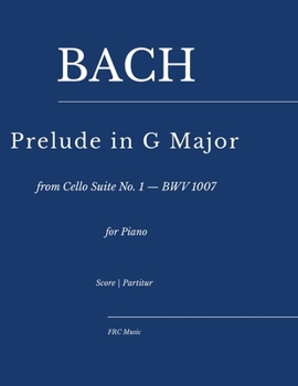 Prélude in G Major from Cello Suite No. 1 — BWV 1007: as played by Víkingur Ólafsson for Piano (Sheet Music)