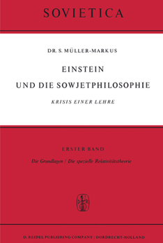 Hardcover Einstein Und Die Sowjetphilosophie: Krisis Einer Lehre [German] Book