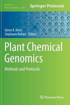 Hardcover Plant Chemical Genomics: Methods and Protocols Book