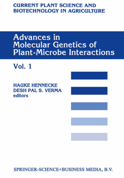 Paperback Advances in Molecular Genetics of Plant-Microbe Interactions, Vol.1 Book
