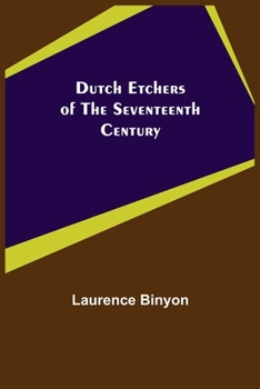 Paperback Dutch Etchers of the Seventeenth Century Book