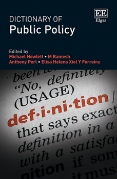 Hardcover Dictionary of Public Policy Book