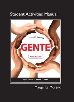 Paperback Student Activities Manual for Gente: Nivel B?sico Book