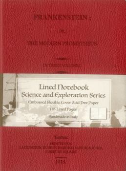Leather Bound Frankenstein: Dark Red Lined Journal: DK Red Book