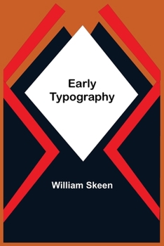 Paperback Early Typography Book