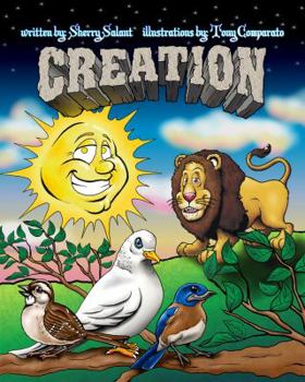 Paperback Creation: The Bible story of the seven days of Creation for all ages. Book
