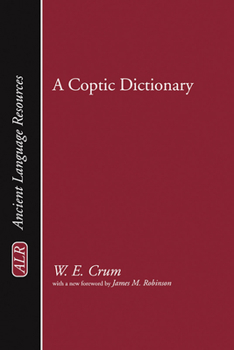 Hardcover A Coptic Dictionary Book