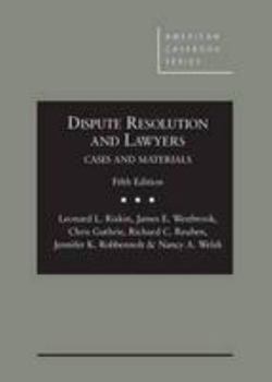 Hardcover Dispute Resolution and Lawyers Book