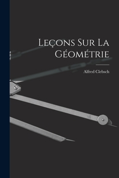 Paperback Leçons sur La Géométrie [French] Book