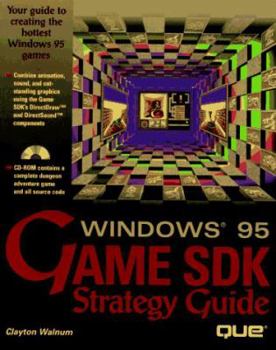 Paperback Windows 95 Game SDK Strategy Guide: With CDROM Book
