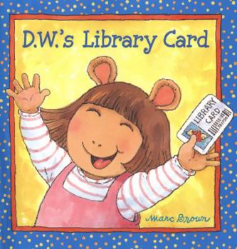 Hardcover D.W.'s Library Card Book