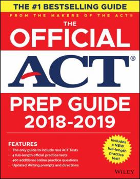Paperback The Official ACT Prep Guide, 2018-19 Edition (Book + Bonus Online Content) Book