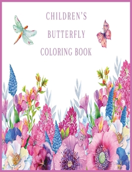 Paperback Children's Butterfly Coloring Book