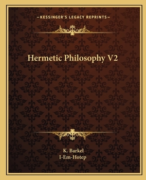 Paperback Hermetic Philosophy V2 Book