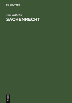 Hardcover Sachenrecht = Law of Property [German] Book