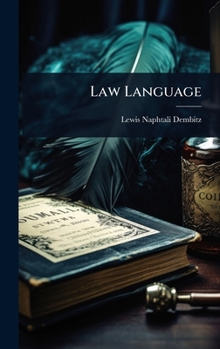 Hardcover Law Language Book