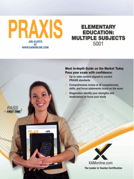 Paperback 2017 Praxis Elementary Education: Multiple Subjects (5001) Book
