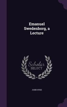 Hardcover Emanuel Swedenborg, a Lecture Book