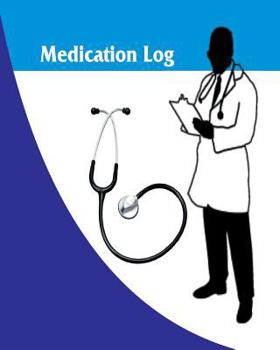 Paperback Medication Log [Large Print] Book