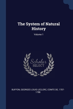 Paperback The System of Natural History; Volume 1 Book