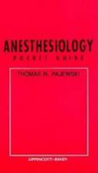 Paperback Anesthesia Pocket Guide Book