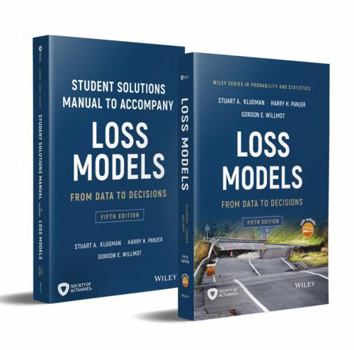 Hardcover Loss Models: From Data to Decisions, Book + Solutions Manual Set Book