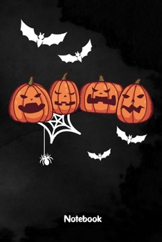Notebook: Lined Notebook for Halloween Fans or the Planning of a Halloween Party | 6 x 9 inches |120 sites | lined | Halloween themed design with ... notebook for school, university or work