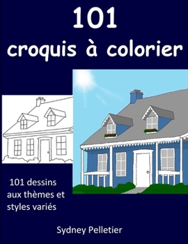 Paperback 101 croquis à colorier [French] Book