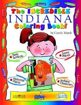 Paperback Incredible Indiana Color Bk Book