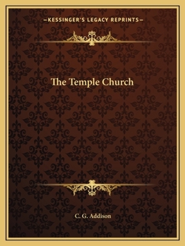 Paperback The Temple Church Book