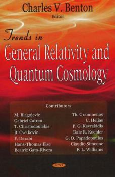 Hardcover Trends in General Relativity And Quantum Cosmology Book