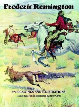 Paperback Frederic Remington: 173 Drawings and Illustrations Book