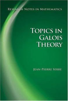 Hardcover Topics in Galois Theory Book