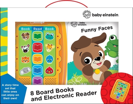 Board book Baby Einstein: Me Reader Jr 8 Board Books and Electronic Reader Sound Book Set [With Battery] Book